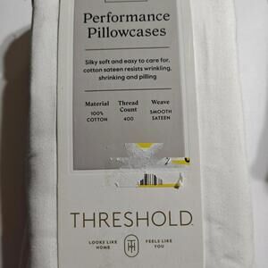 Threshold Standard 100% Cotton- White Color -Pillowcase Set